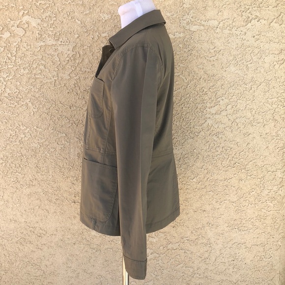 Talbots Olive Green Lightweight Blazer Jacket size 6 - Picture 5 of 9